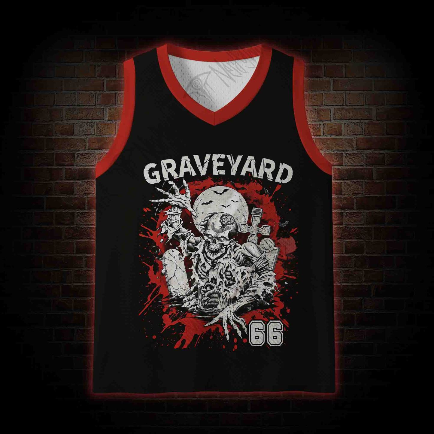 Graveyard Mesh Jersey Tank Top