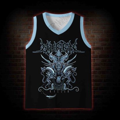 Queen & Alien Mesh Jersey Tank Top