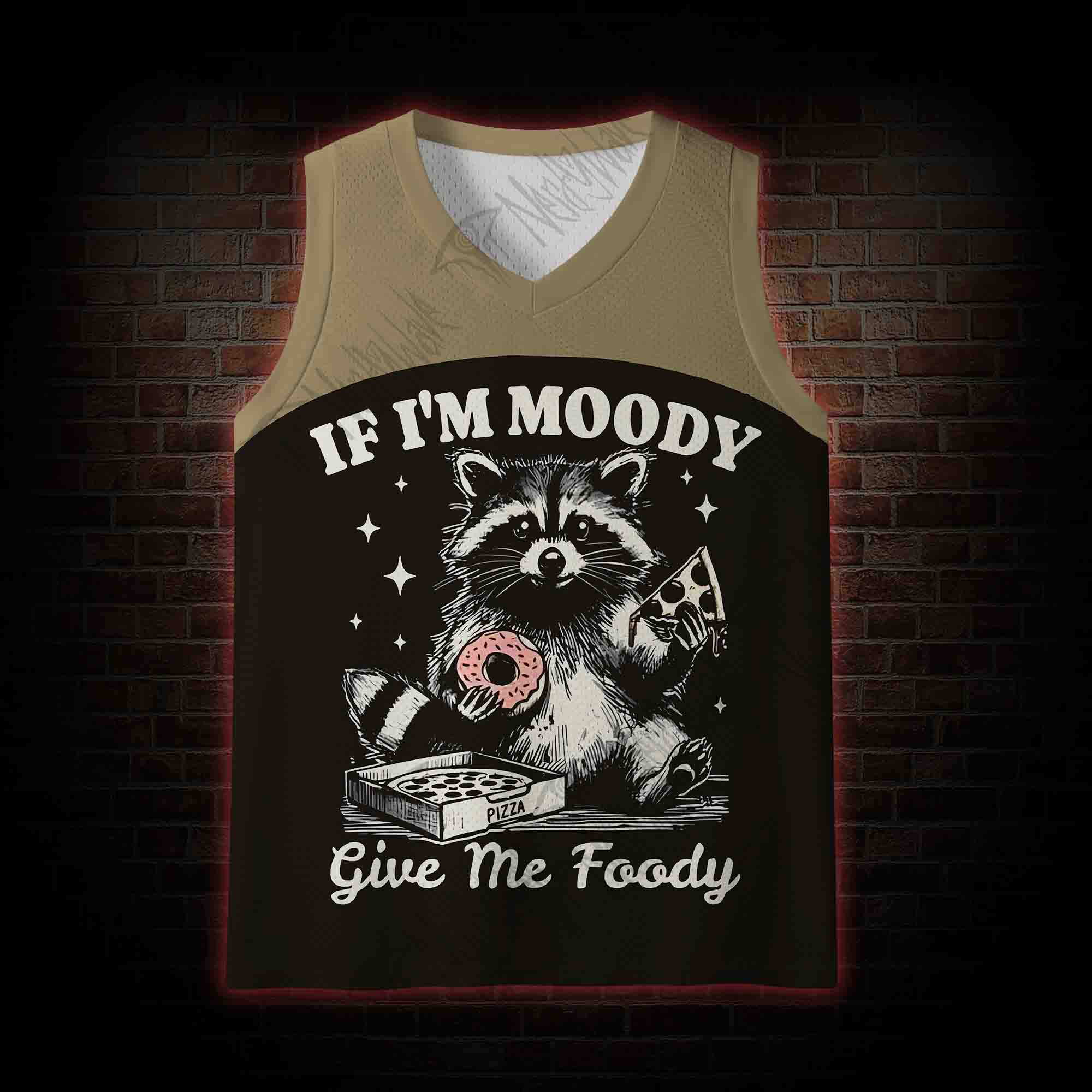 Give Me Foody Mesh Jersey Tank Top