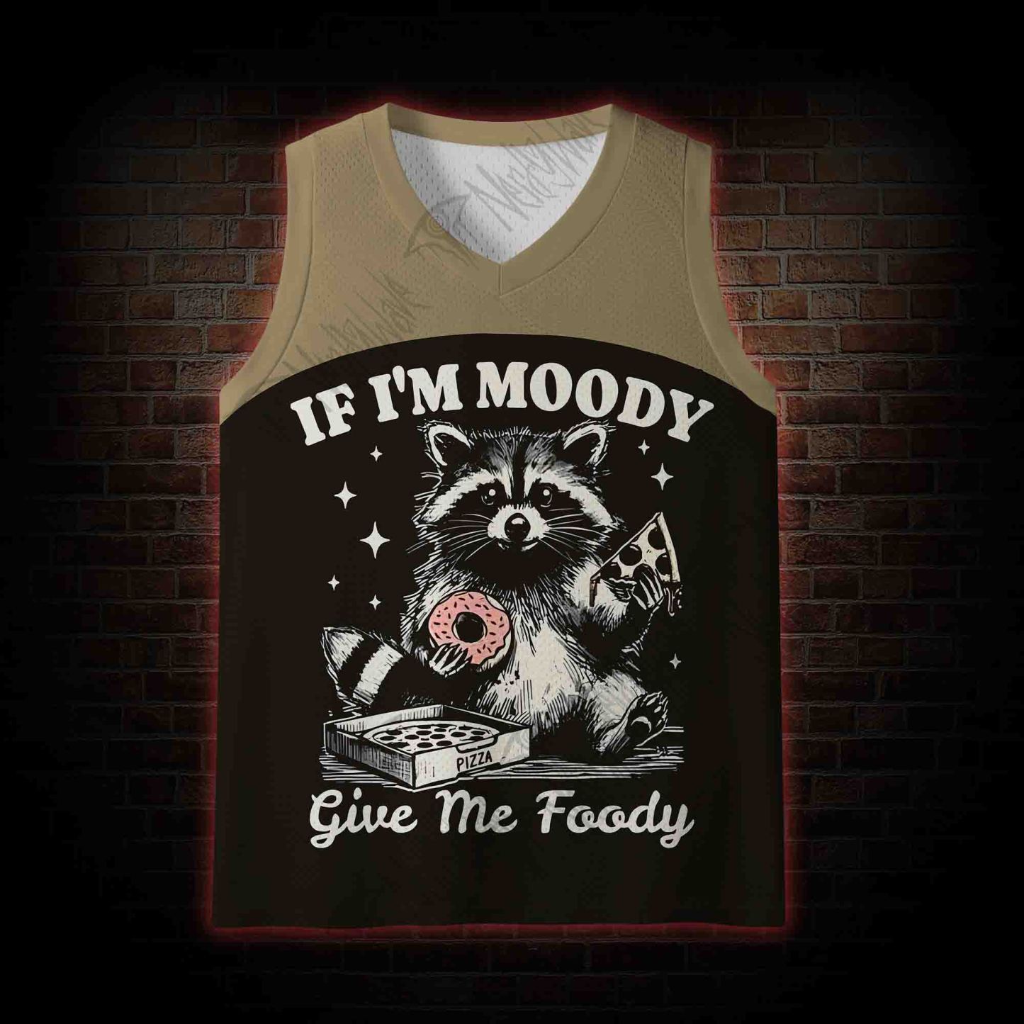 Give Me Foody Mesh Jersey Tank Top