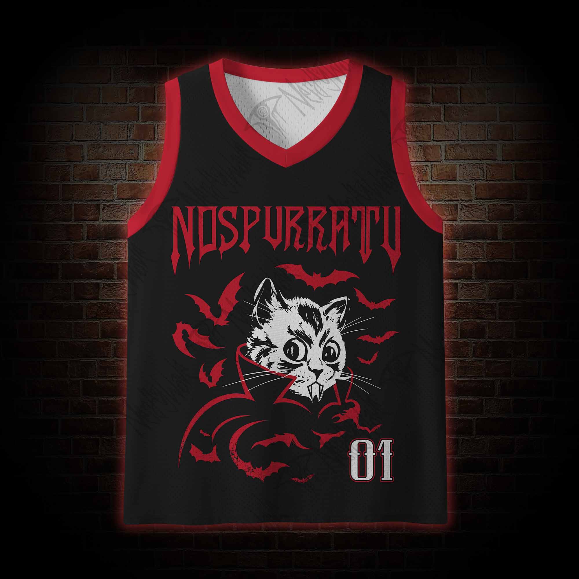 Bat-Cat Mesh Jersey Tank Top