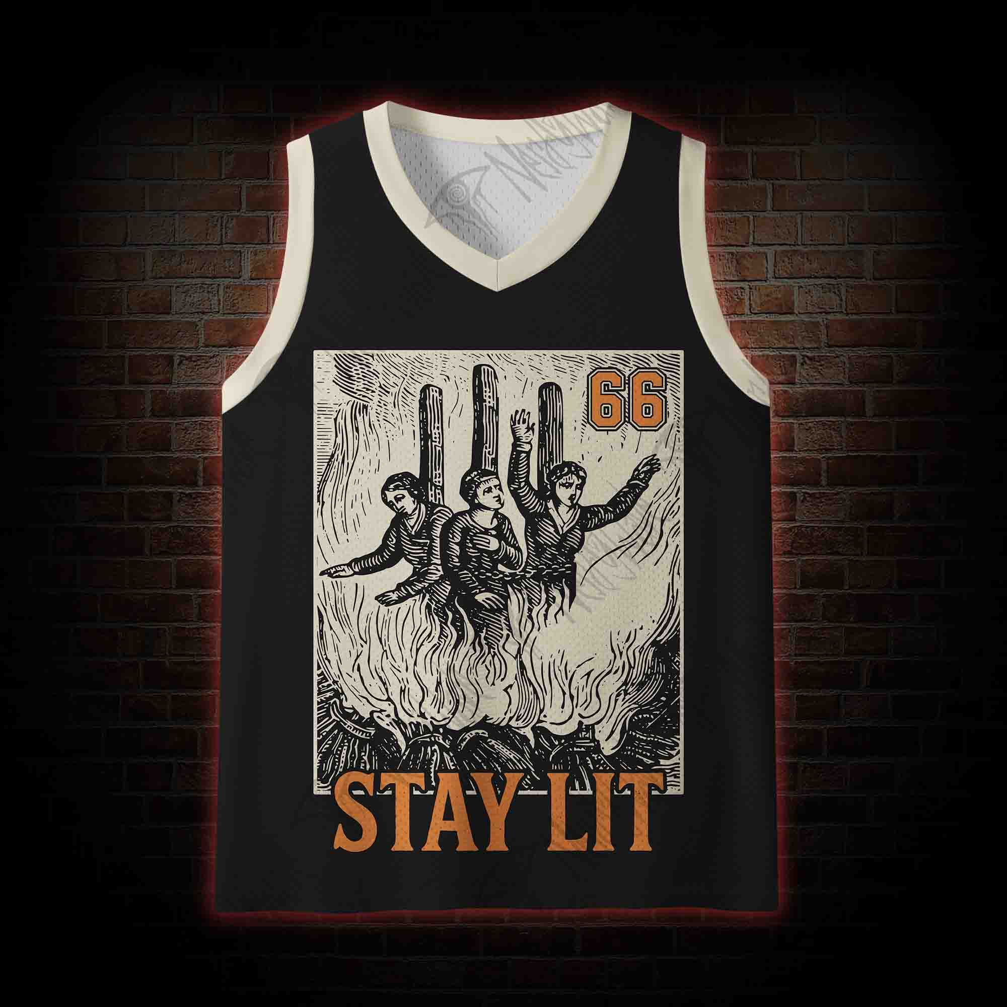 Stay Lit Mesh Jersey Tank Top