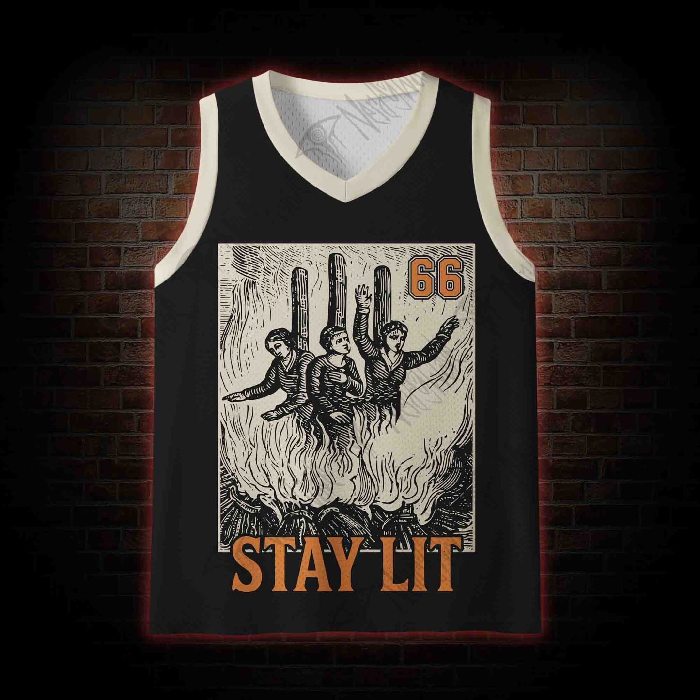 Stay Lit Mesh Jersey Tank Top