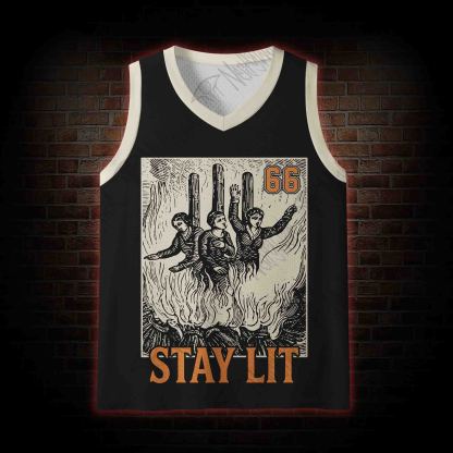 Stay Lit Mesh Jersey Tank Top