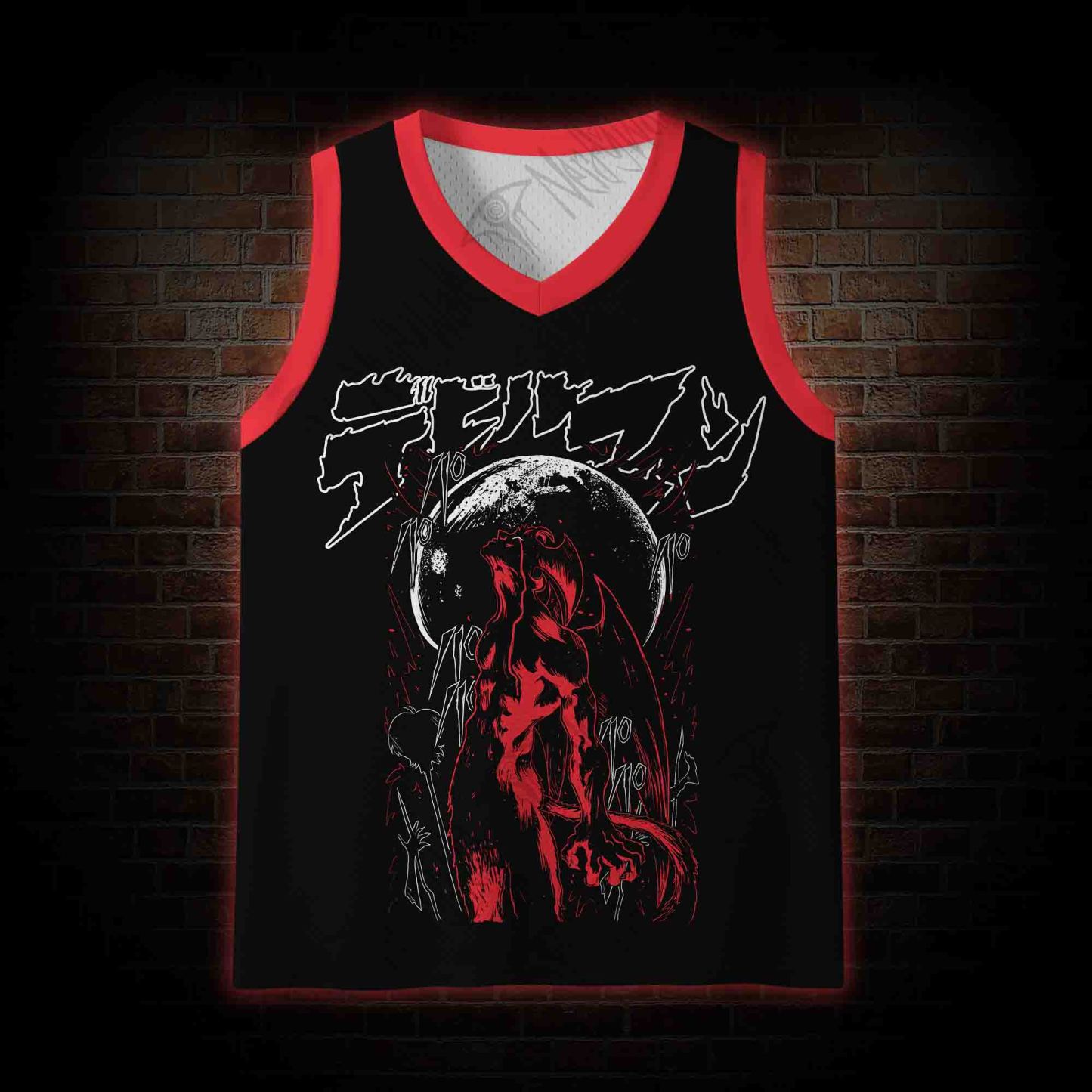 This is a Hell Created by Humankind Itself Mesh Jersey Tank Top