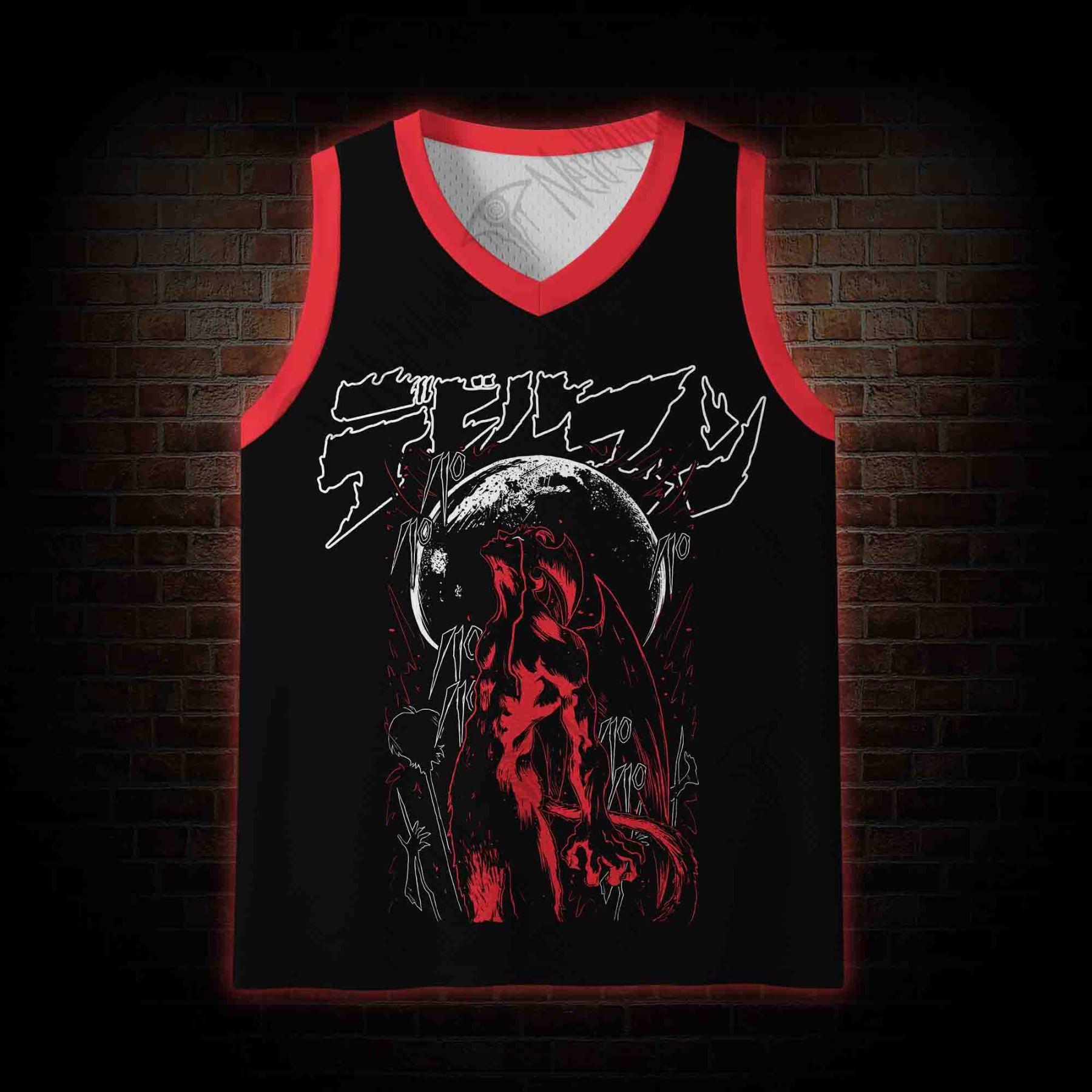 This is a Hell Created by Humankind Itself Mesh Jersey Tank Top