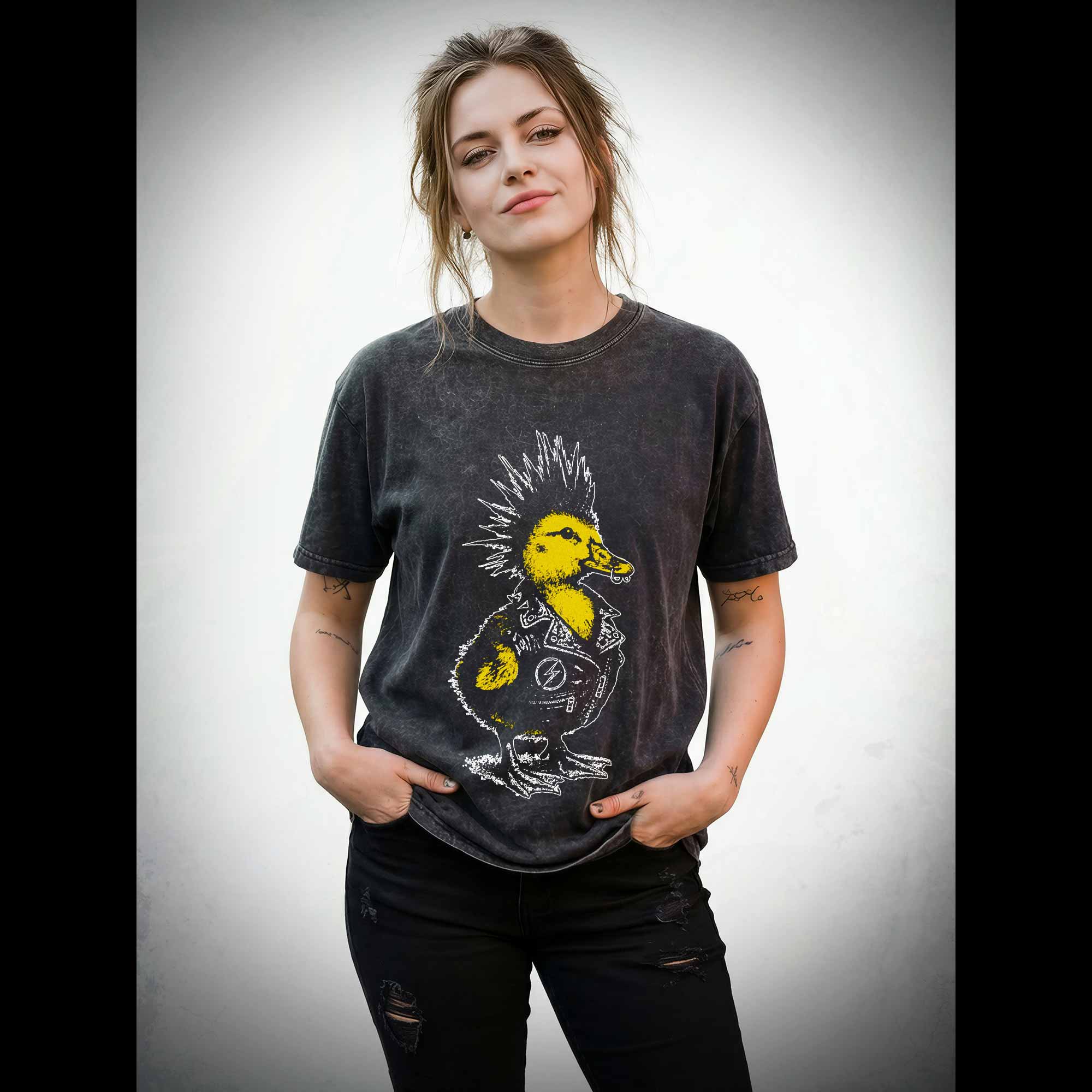 Emo Duck Washed T-shirt