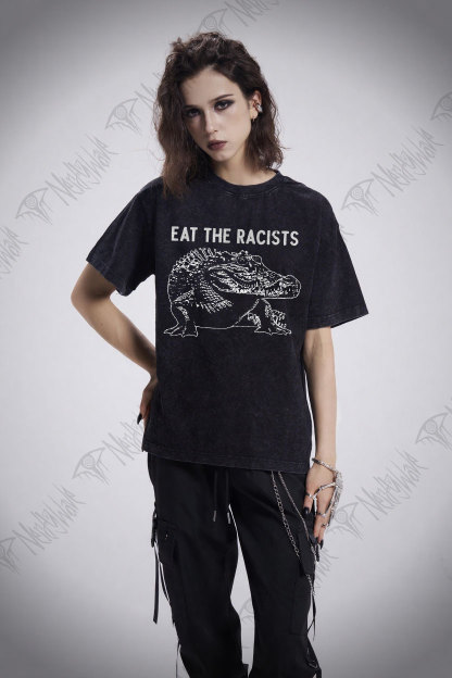 Eat the Racists Washed T-shirt