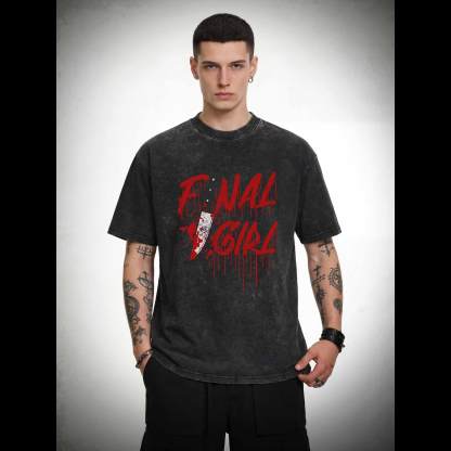 Final Boy&Girl Washed T-shirt