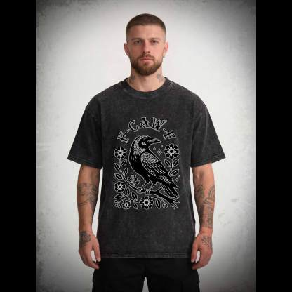 F-caw-f Washed T-shirt