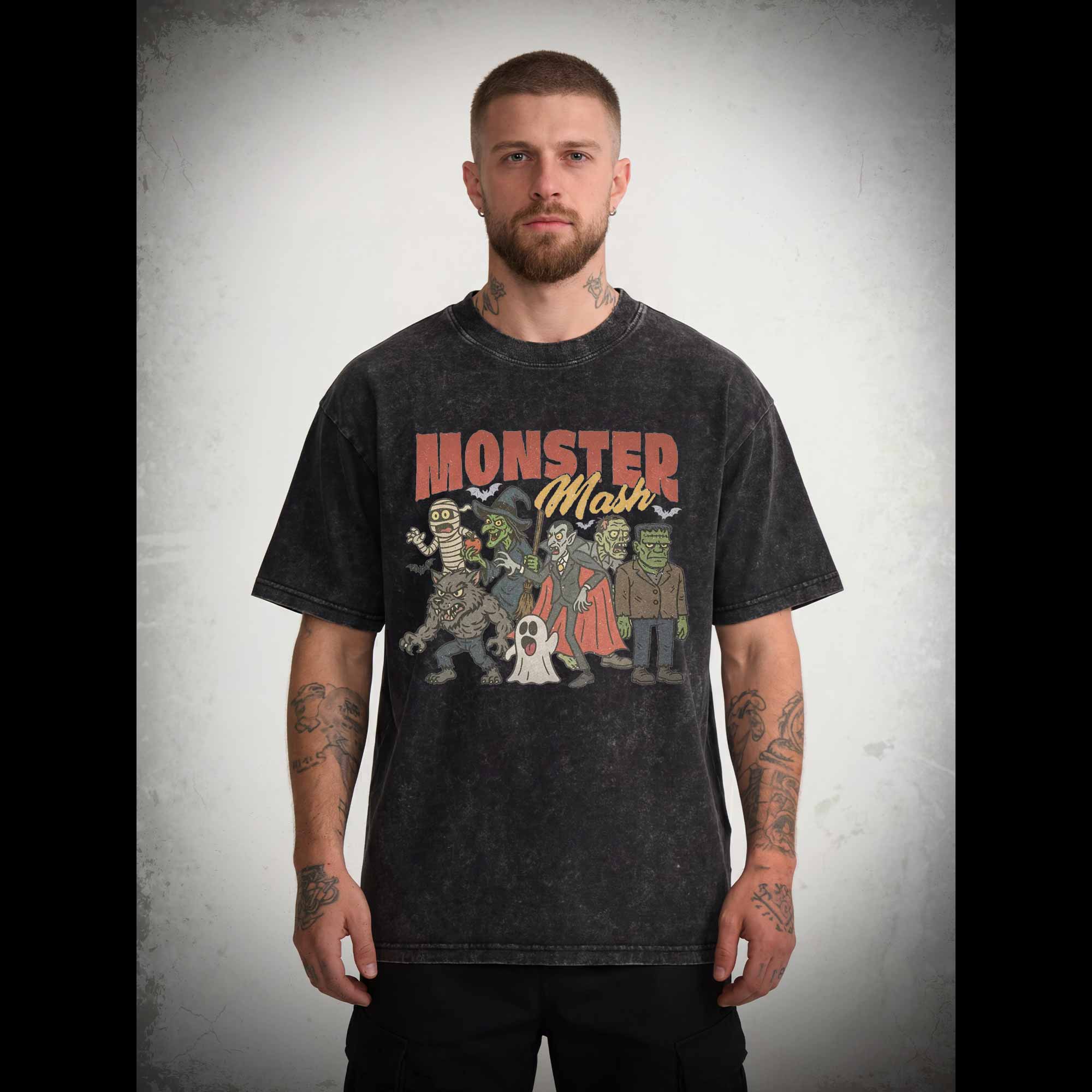 Monsters Washed T-shirt