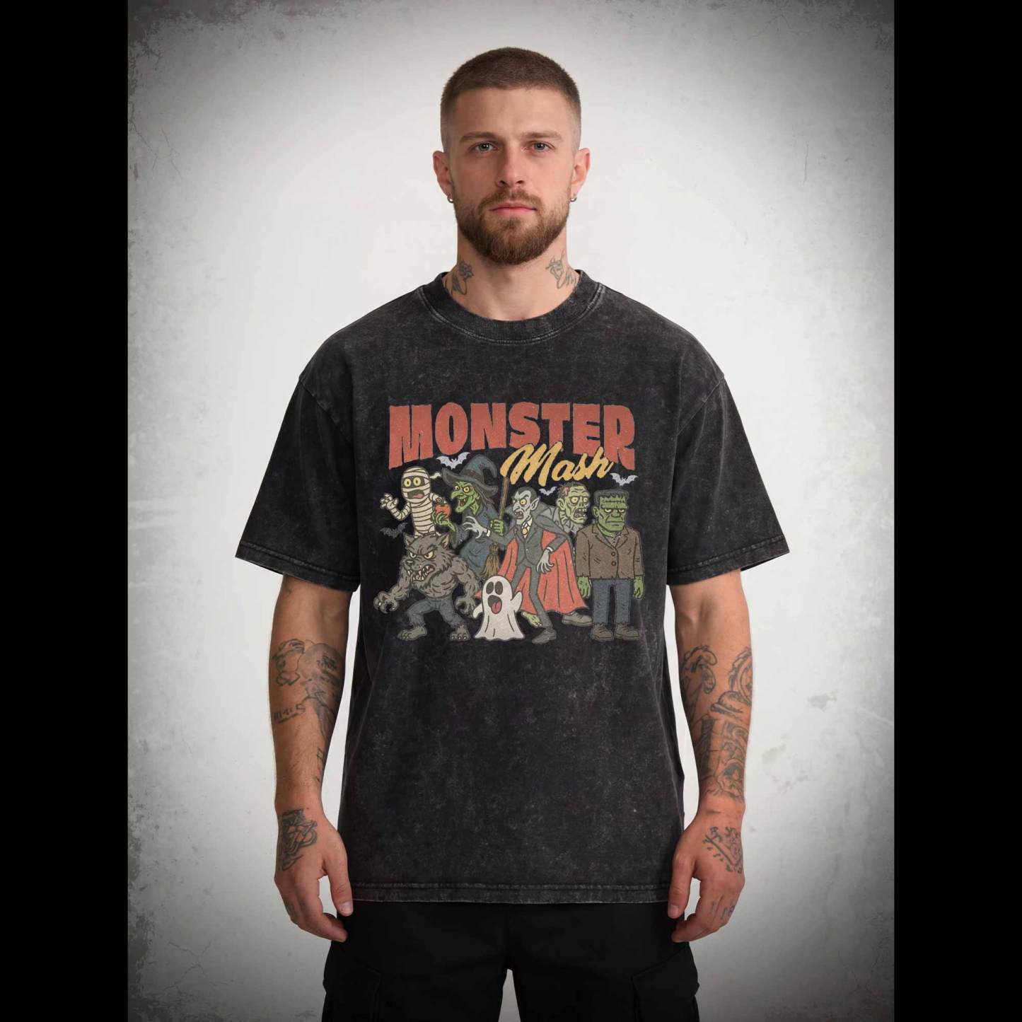Monsters Washed T-shirt