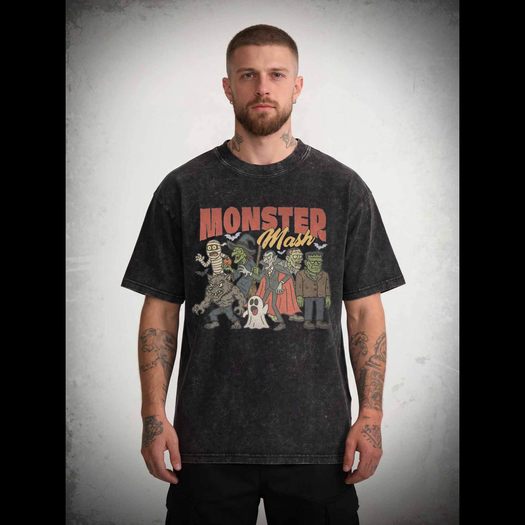 Monsters Washed T-shirt
