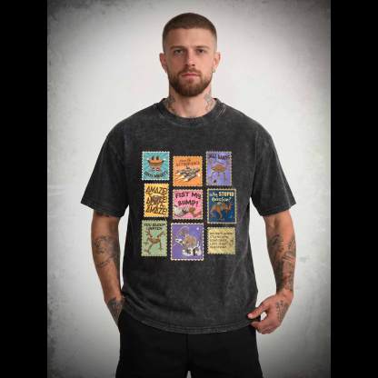Why Stupid Question Washed T-shirt