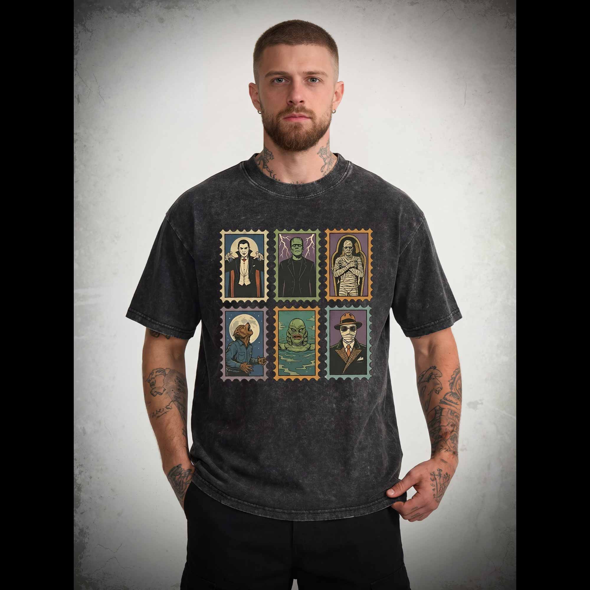 Monsters Washed T-shirt