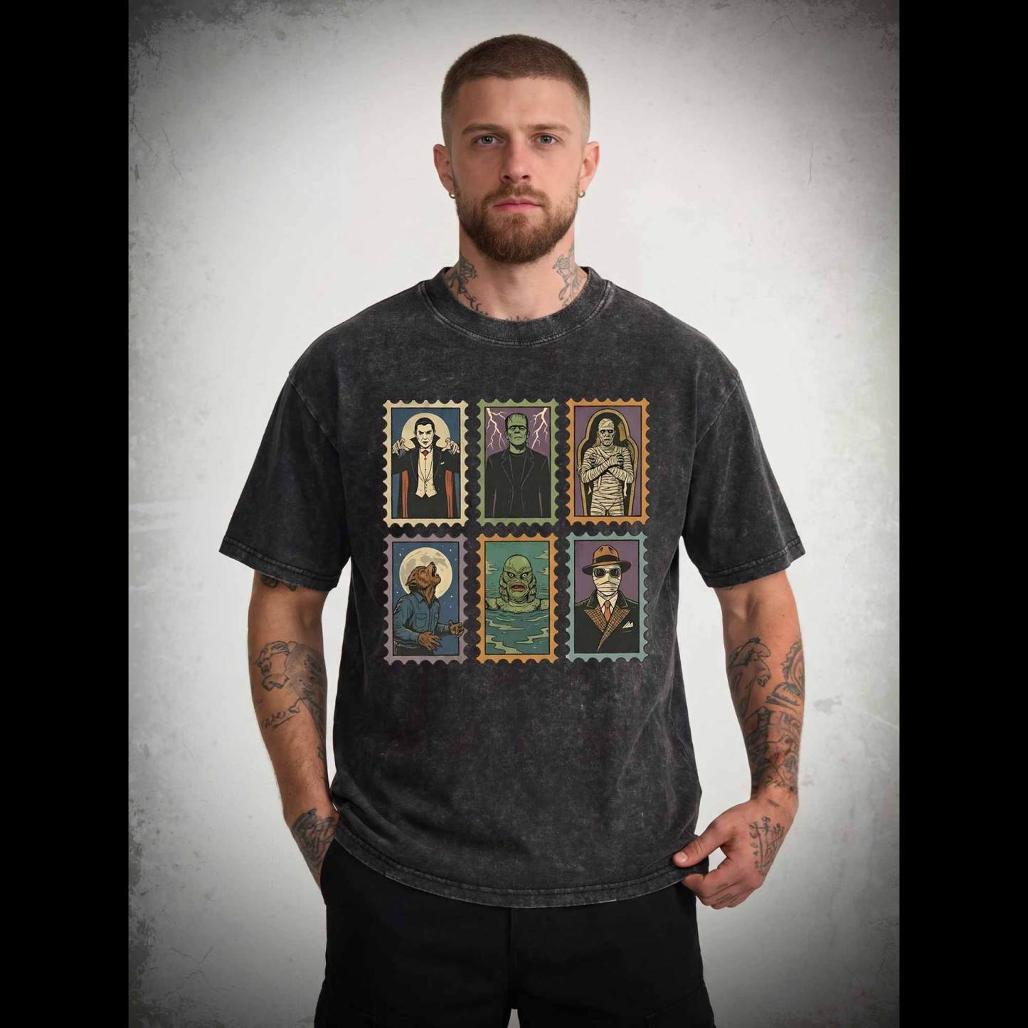 Monsters Washed T-shirt