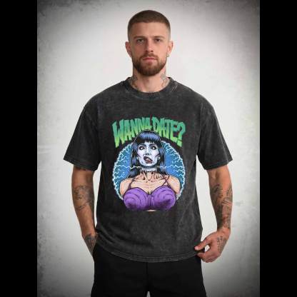 Wanna Date Washed T-shirt