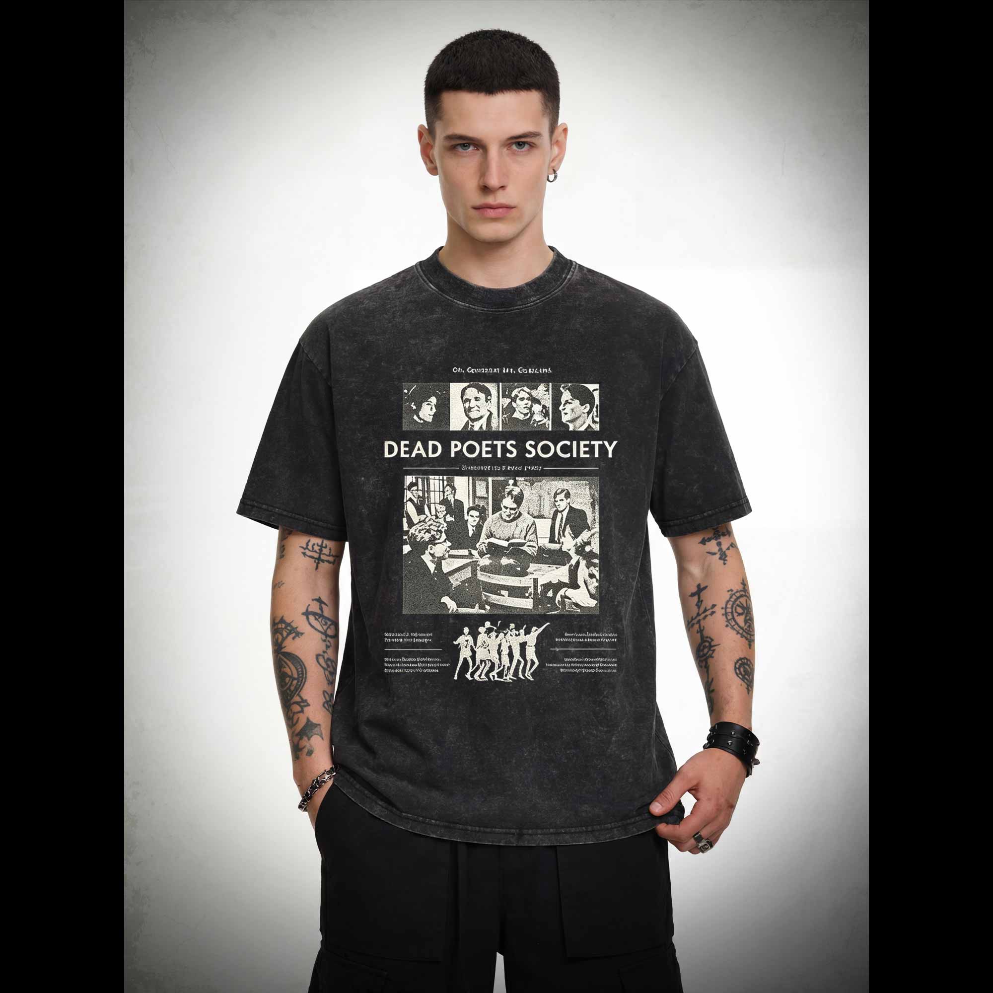 Oh Captain My Captain Washed T-shirt