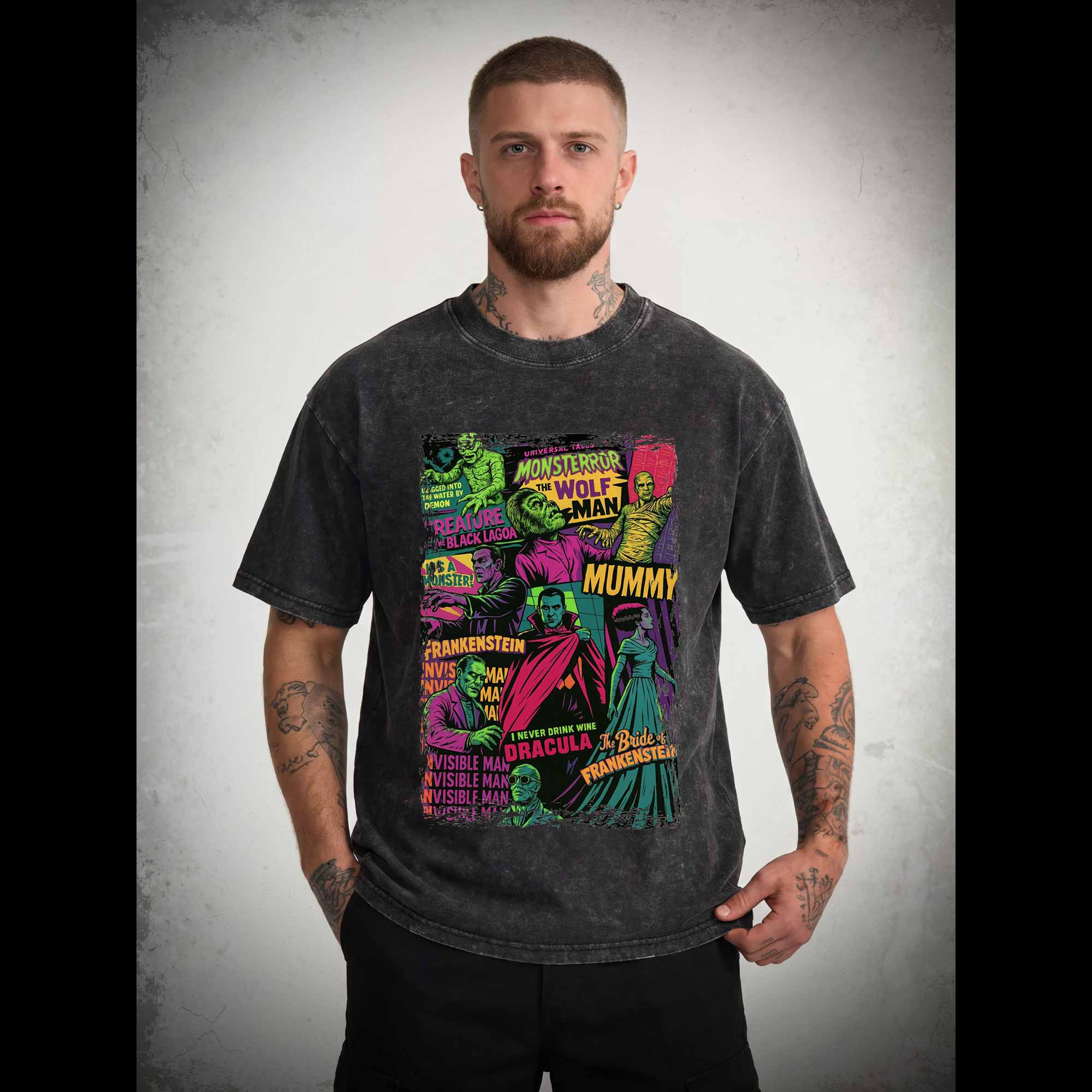 Alfred Hitchcock's Psycho Washed T-shirt
