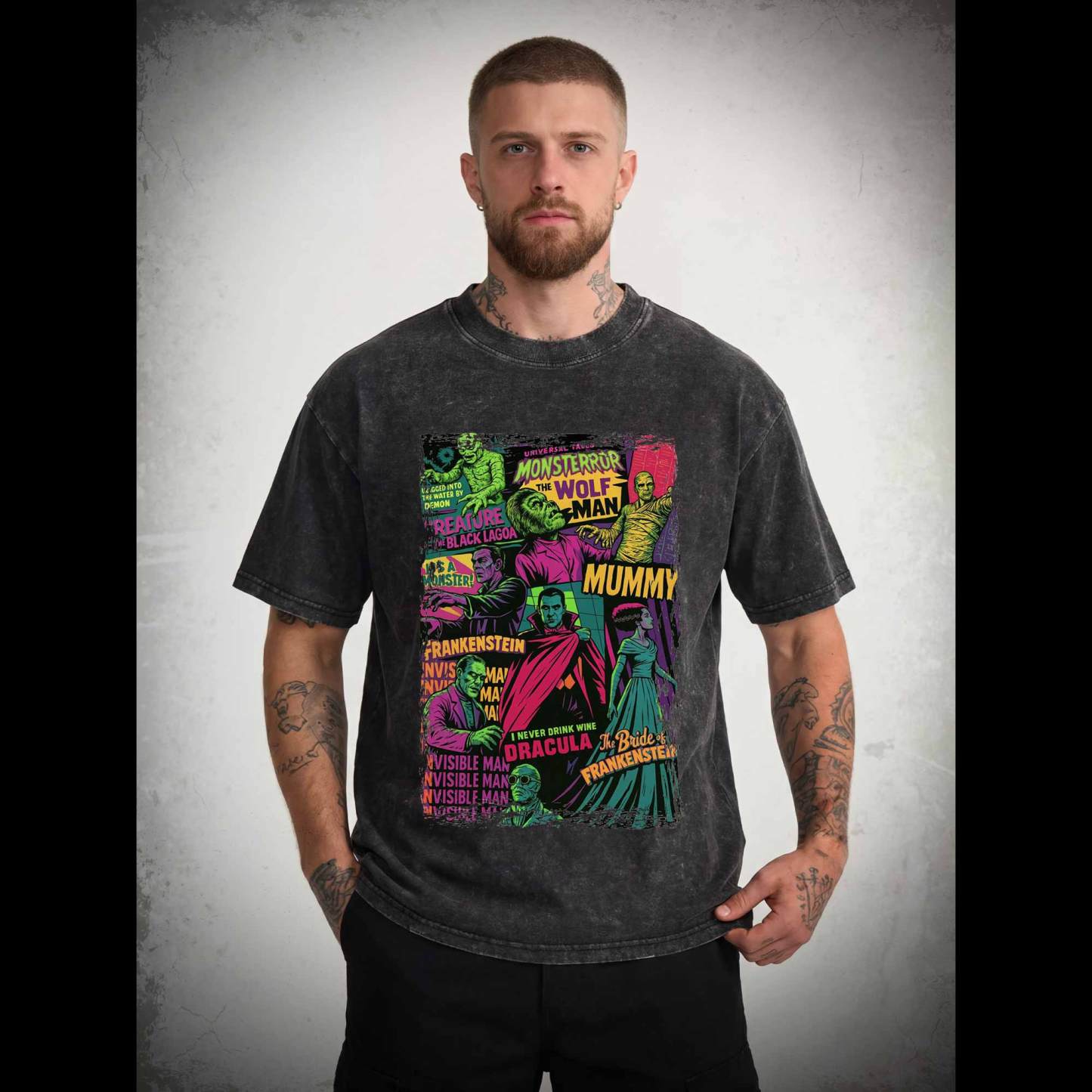 Alfred Hitchcock's Psycho Washed T-shirt