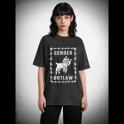 Gender Outlaw Washed T-shirt