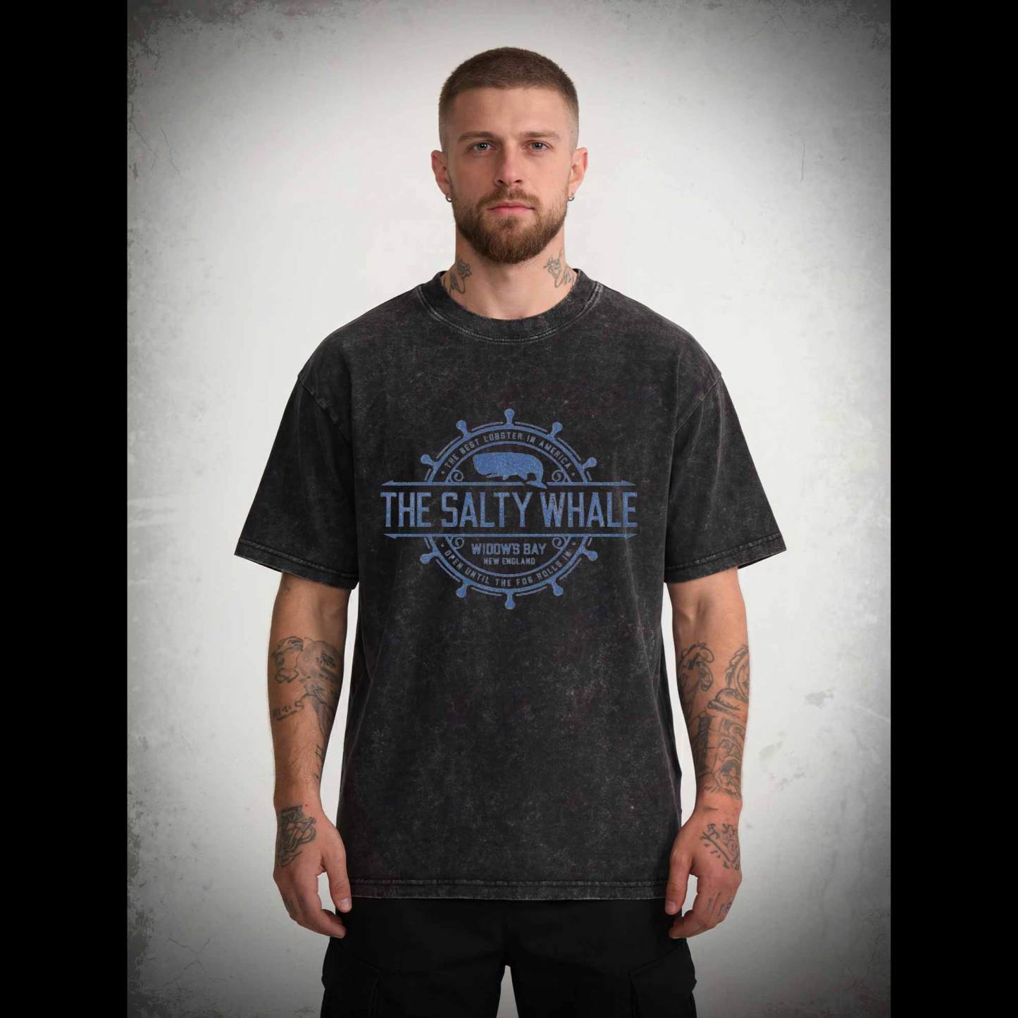 The Salty Whale Washed T-shirt