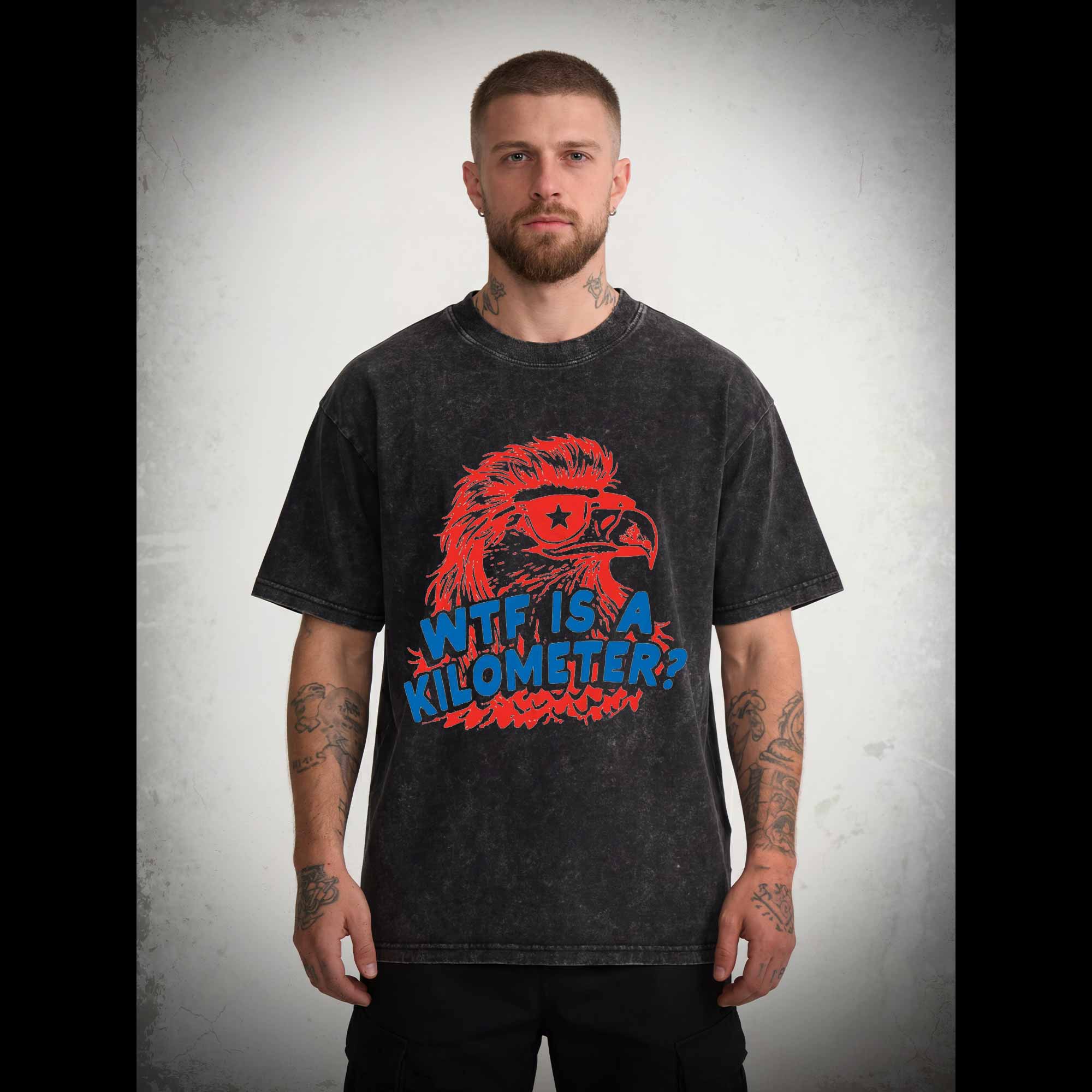 WTF is A Kilometer Washed T-shirt