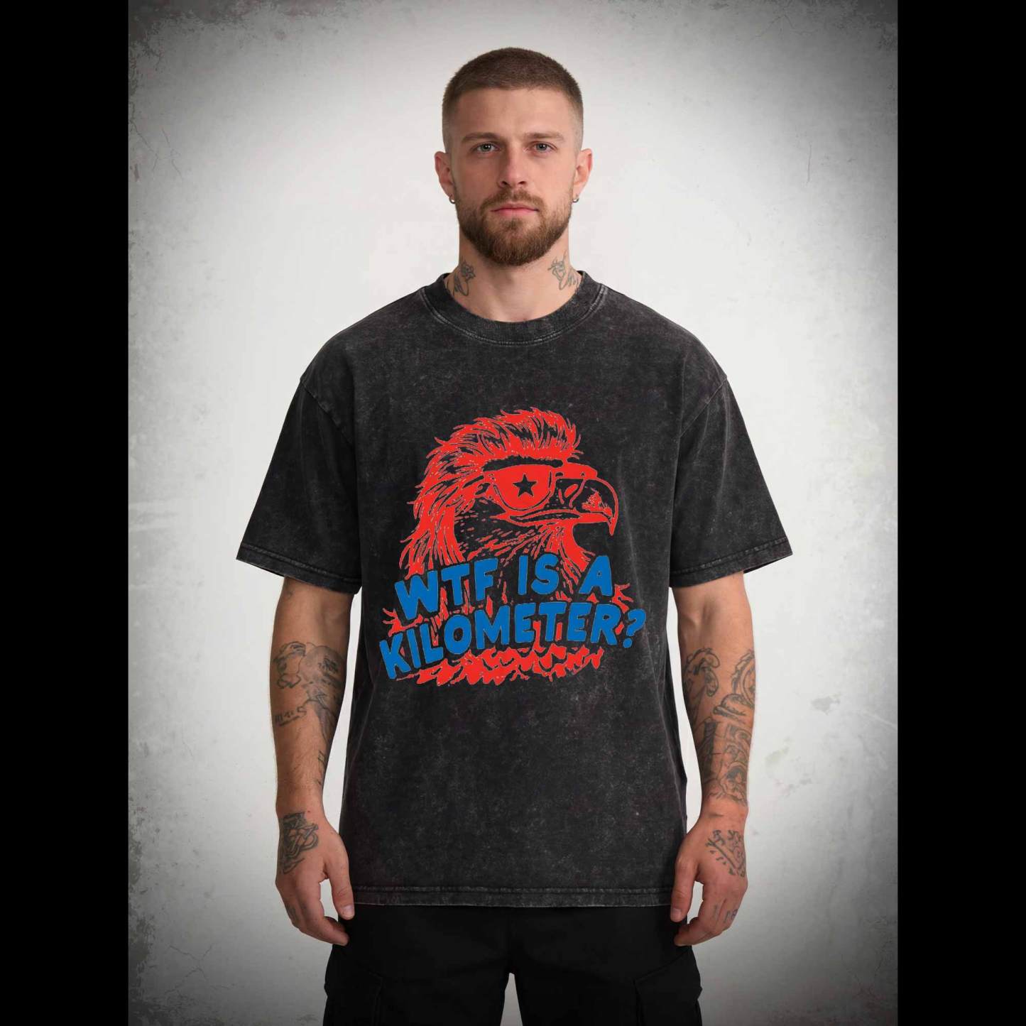 WTF is A Kilometer Washed T-shirt