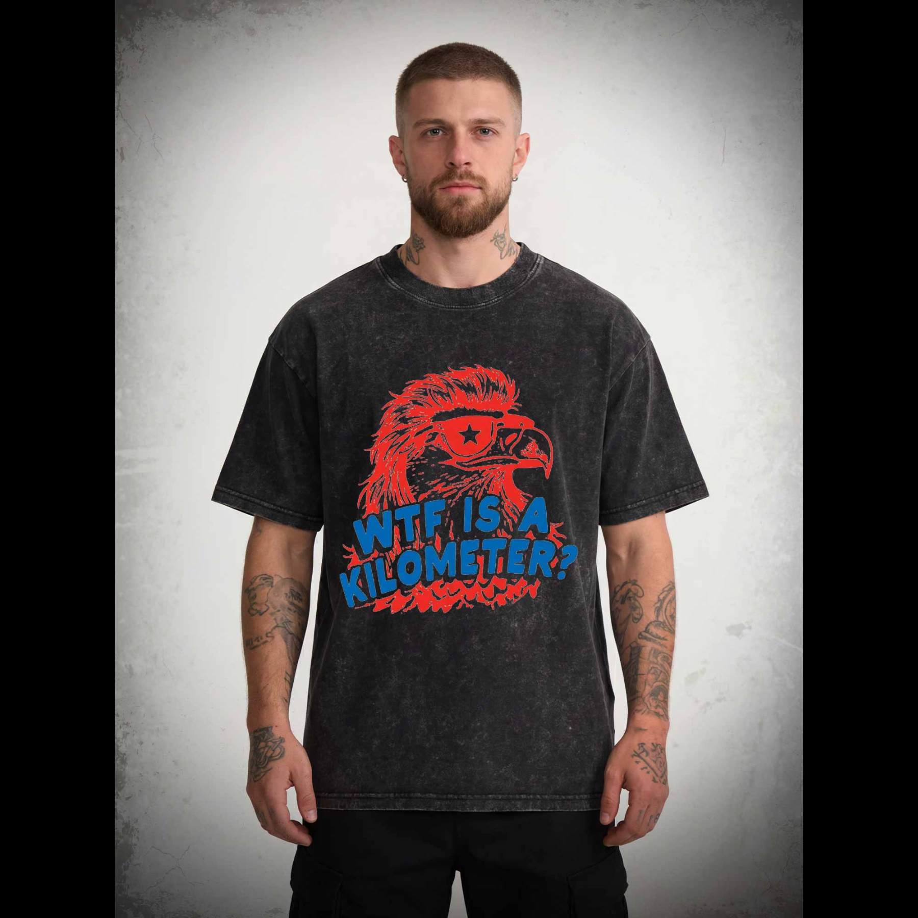 WTF is A Kilometer Washed T-shirt