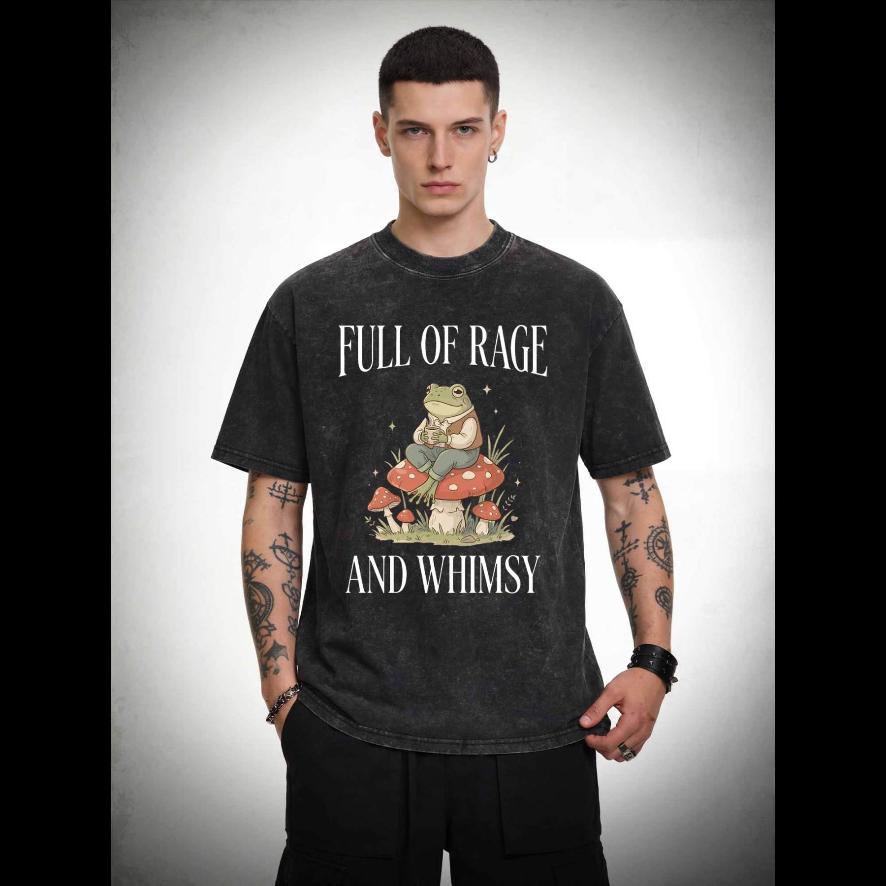 Full of Rage and Whimsy Washed T-shirt