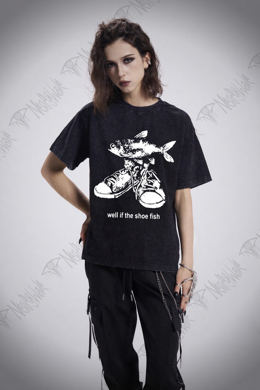 Well if the Shoe Fish Washed T-shirt