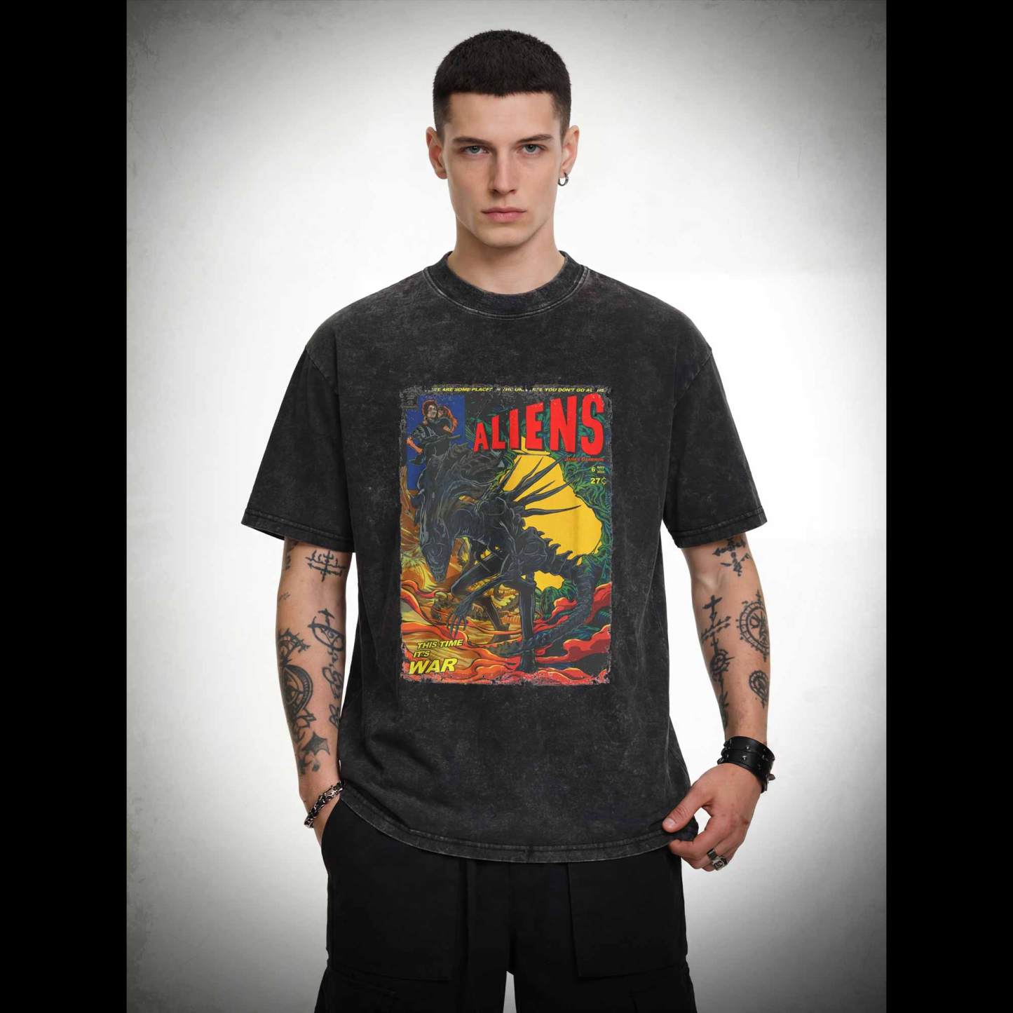 This Time it's War Washed T-shirt
