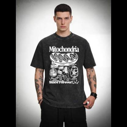 Mitochondria Washed T-shirt