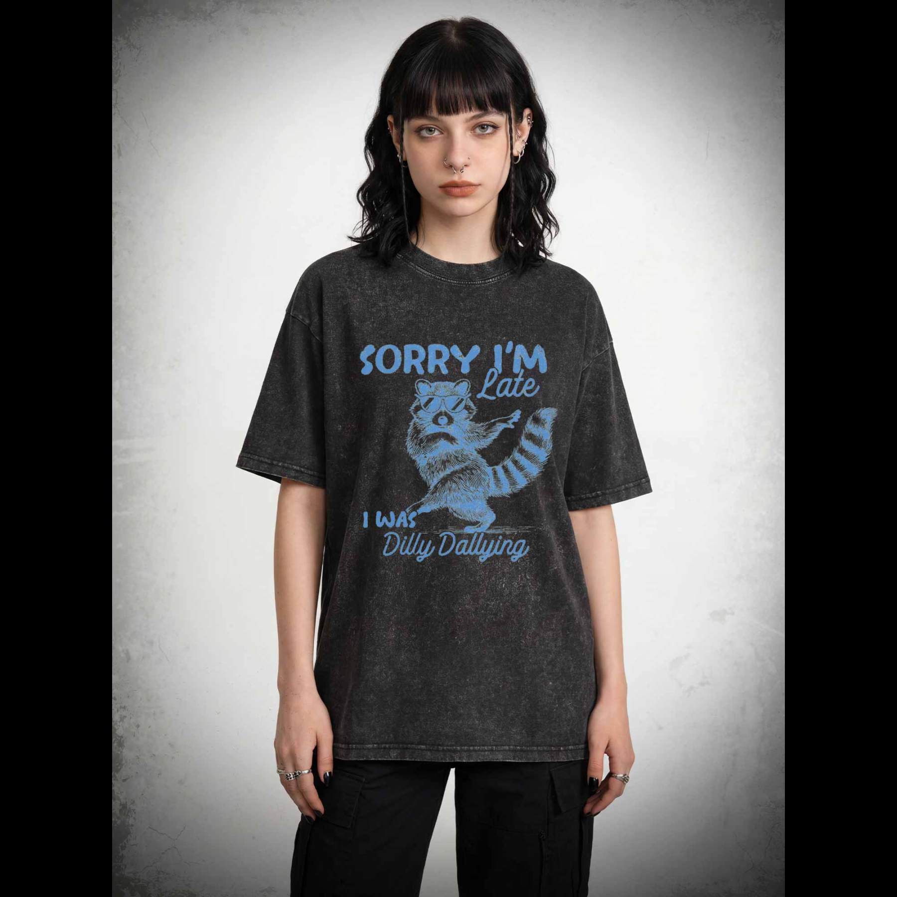 Sorry I'm Late Washed T-shirt
