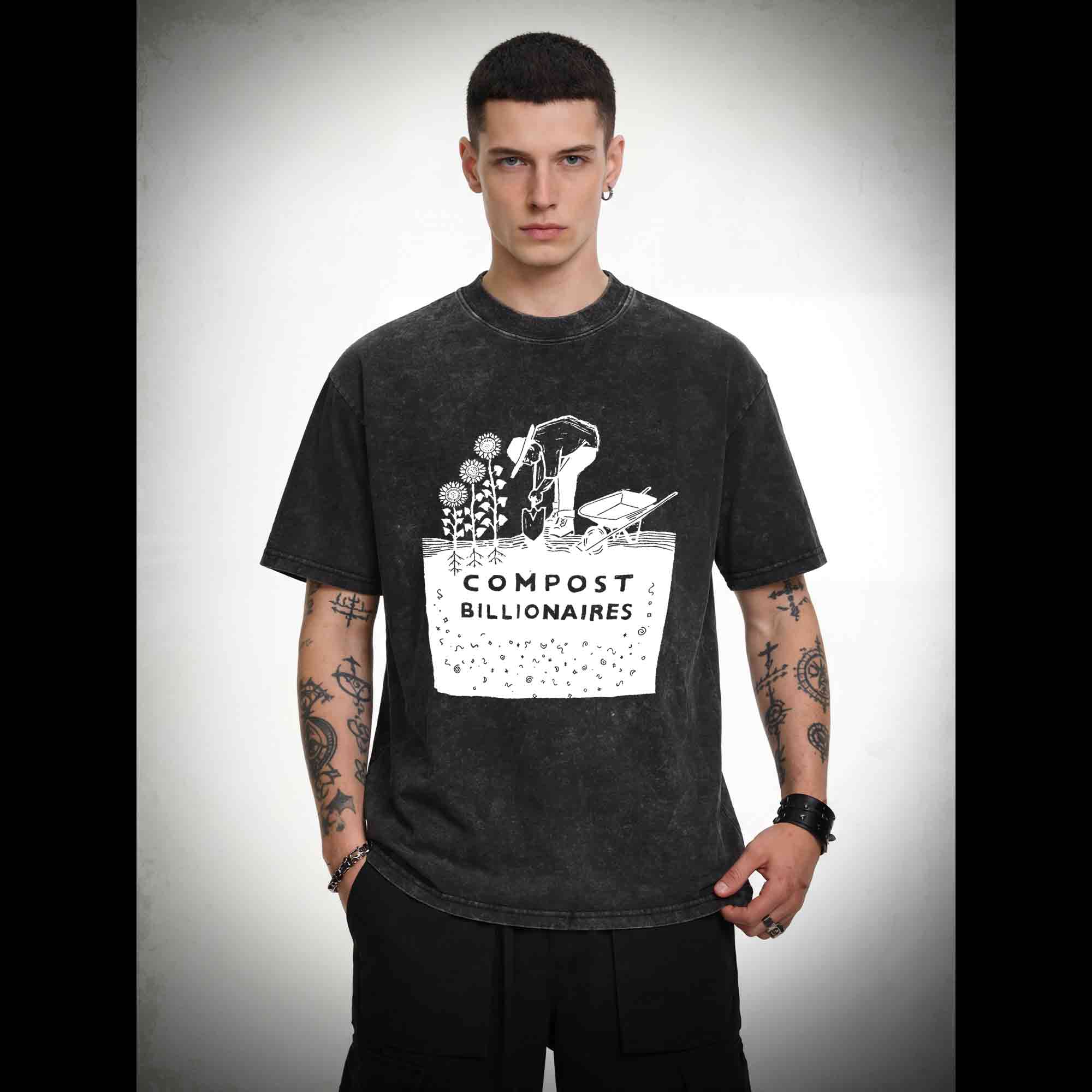Compost Billionaires Washed T-shirt