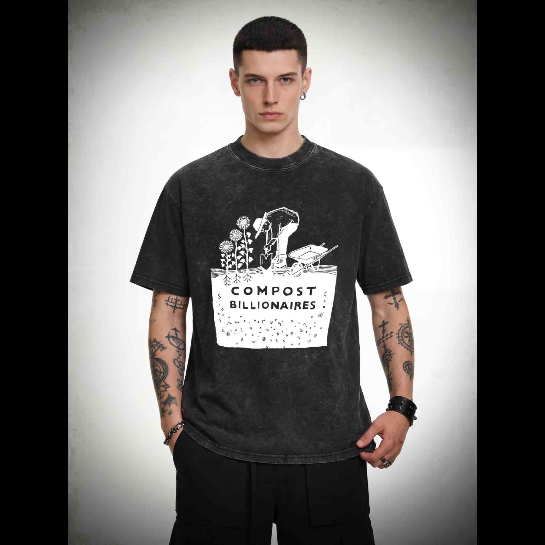 Compost Billionaires Washed T-shirt