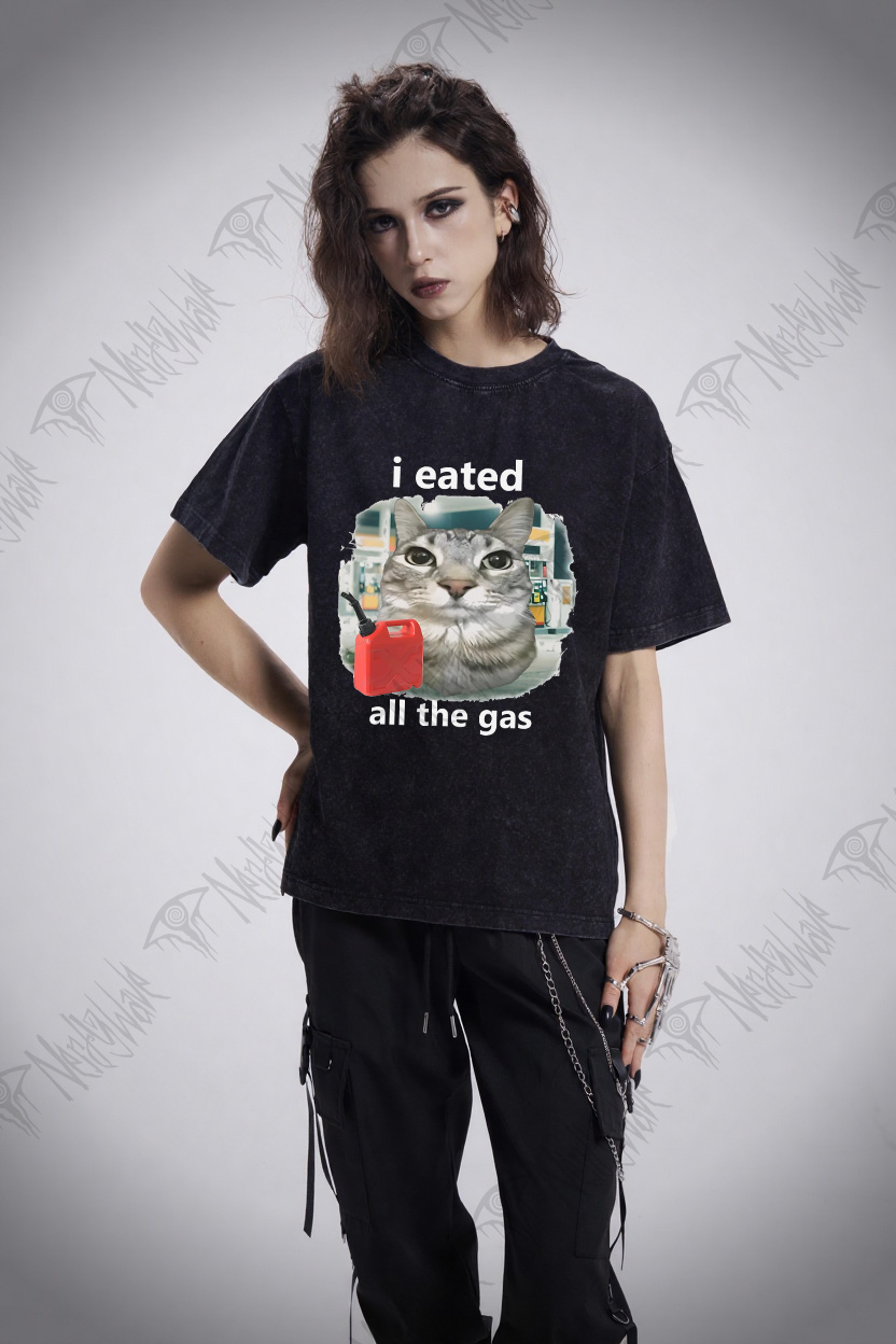 I Eated All the Gas Washed T-shirt
