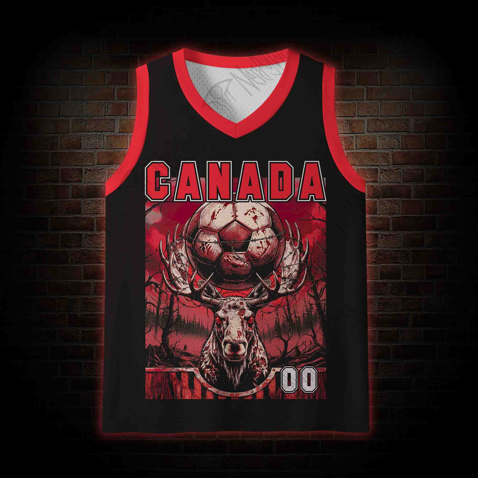 Personalized Bald Eagle Football Mesh Jersey Tank Top