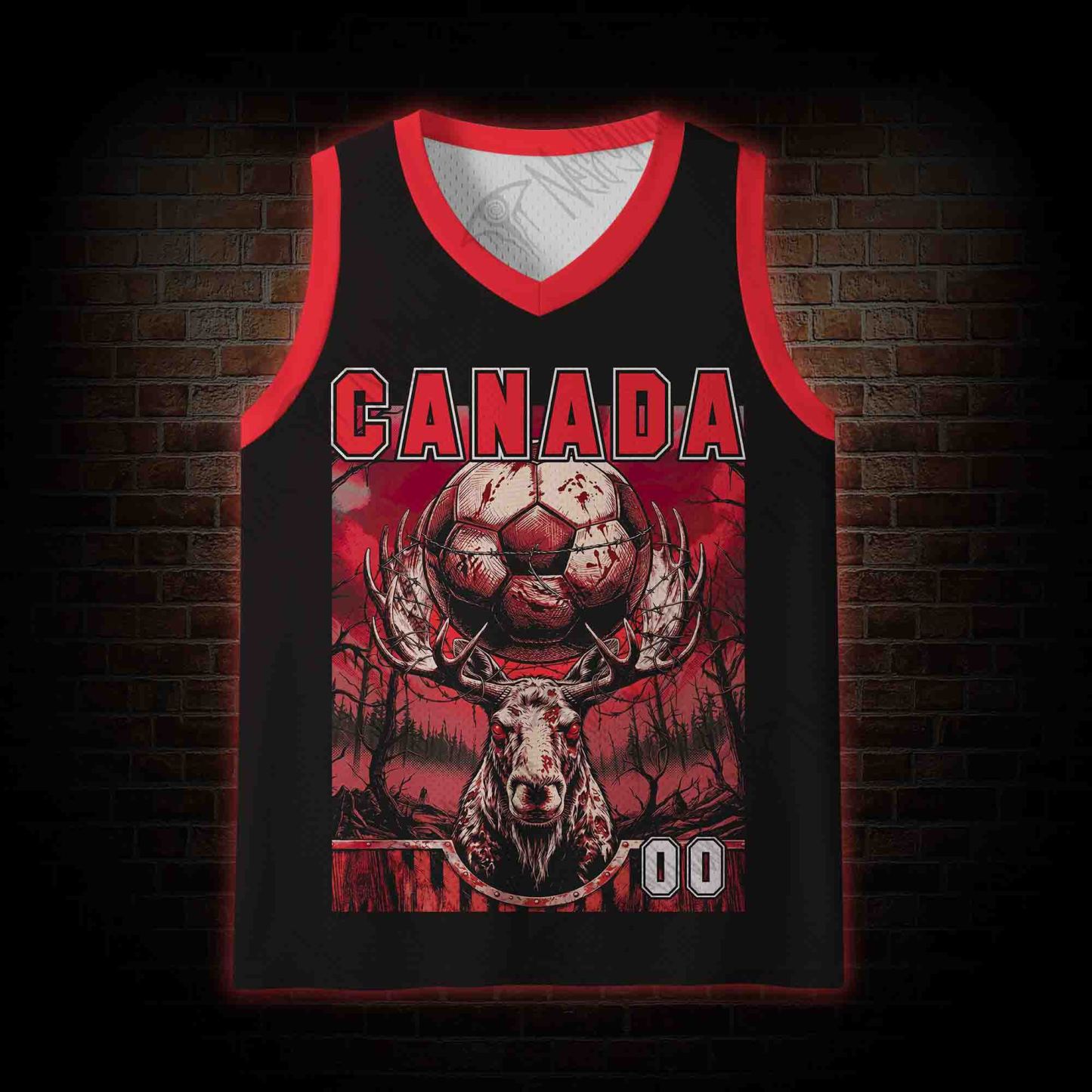 Personalized Bald Eagle Football Mesh Jersey Tank Top