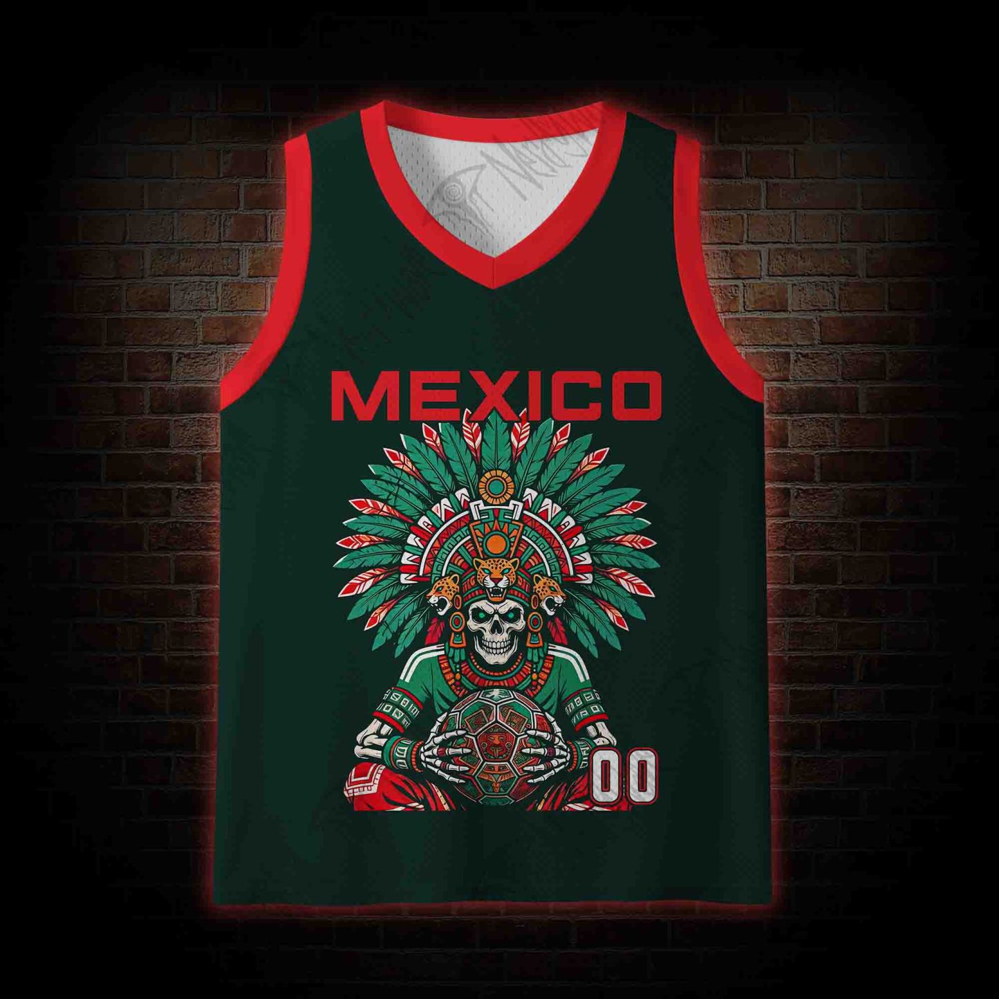 Personalized Bald Eagle Football Mesh Jersey Tank Top