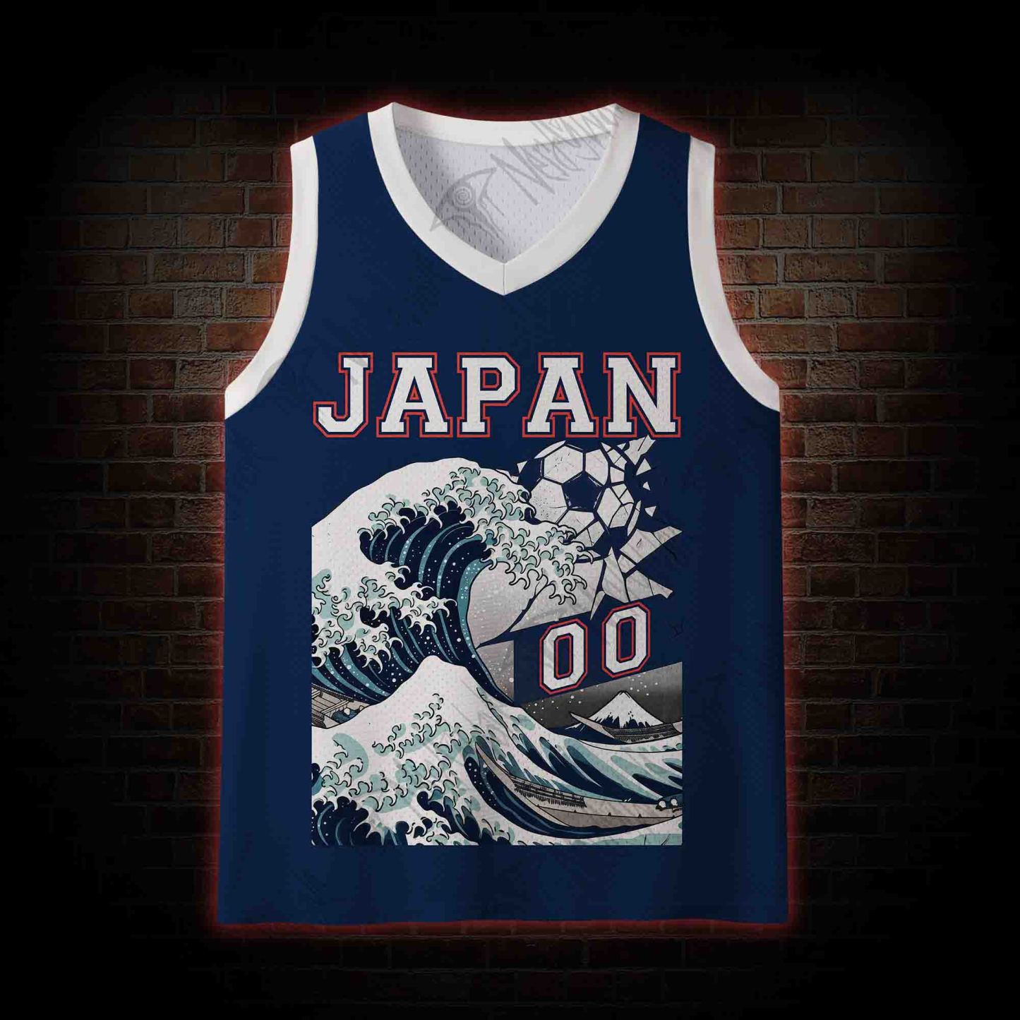 Personalized Bald Eagle Football Mesh Jersey Tank Top