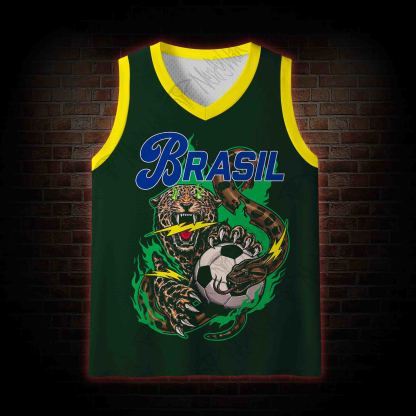 Personalized Bald Eagle Football Mesh Jersey Tank Top