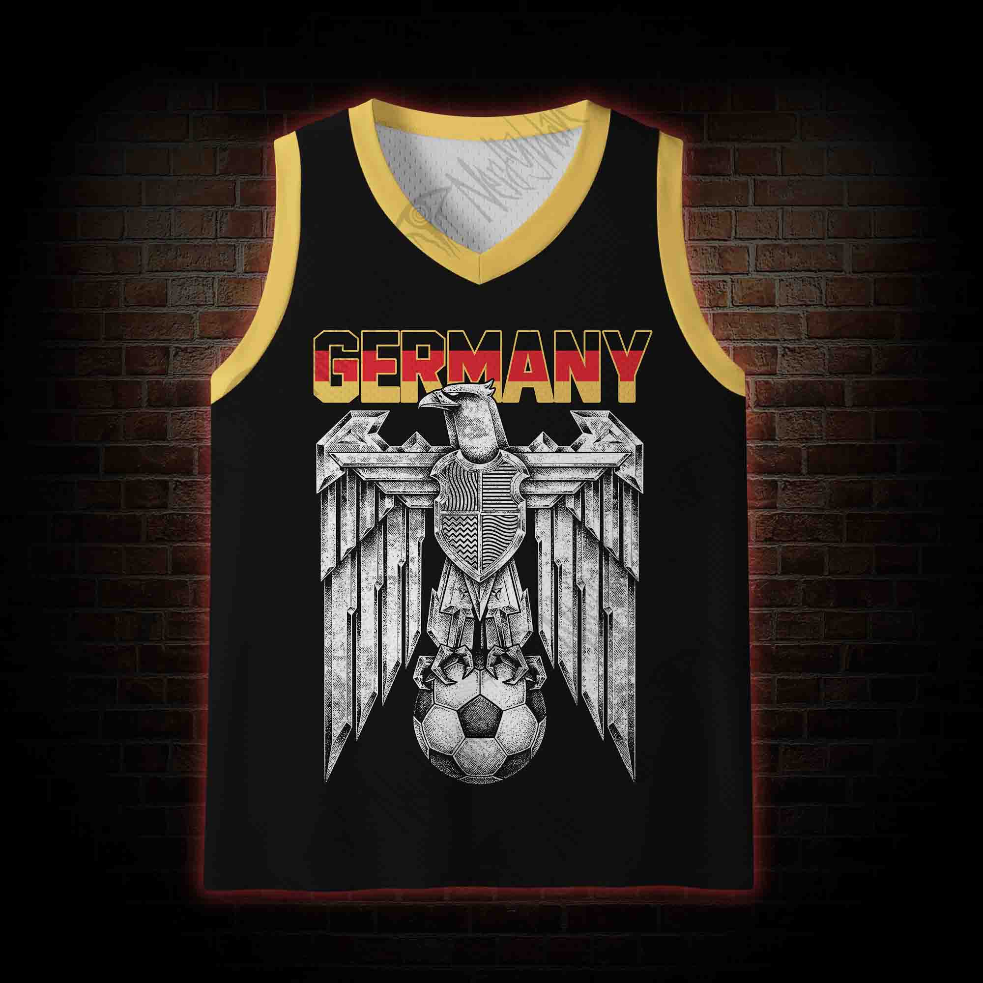 [Copy]Personalized Bald Eagle Football Mesh Jersey Tank Top