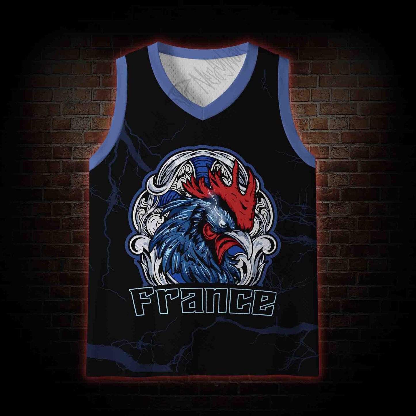 Personalized Bald Eagle Football Mesh Jersey Tank Top