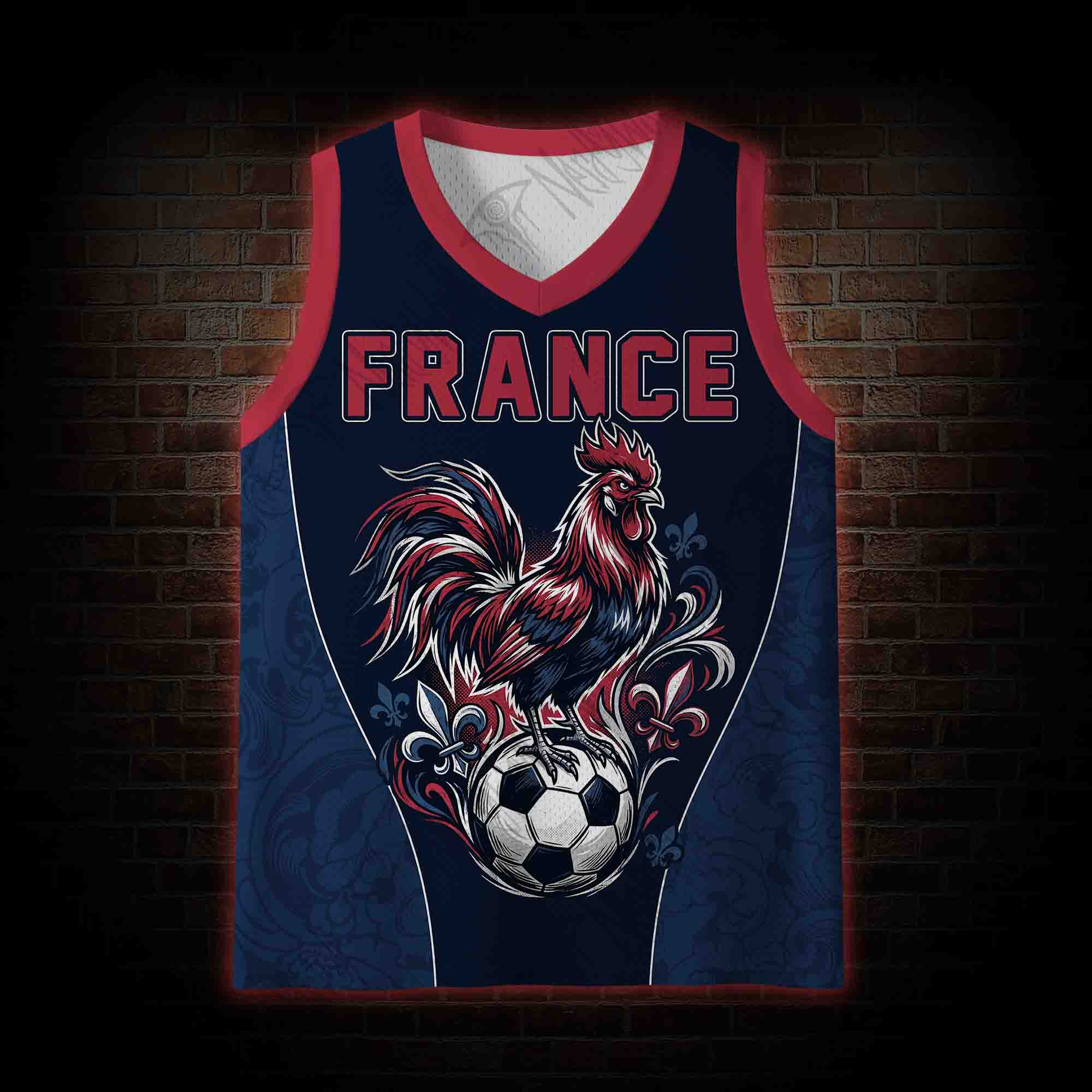 Personalized Bald Eagle Football Mesh Jersey Tank Top