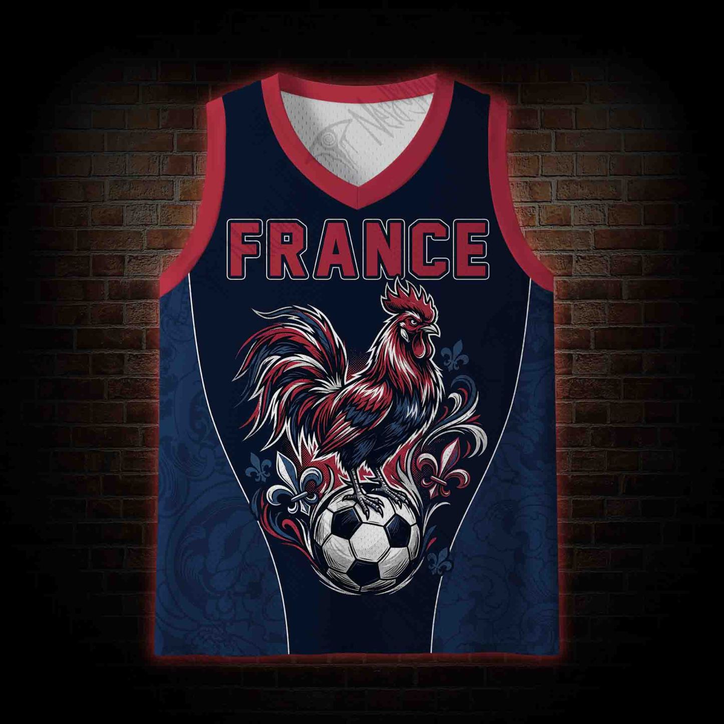 Personalized Bald Eagle Football Mesh Jersey Tank Top