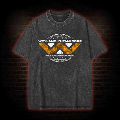 Romulus Weyland Yutani Corp Washed T-shirt