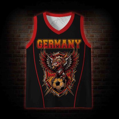 Personalized Bald Eagle Football Mesh Jersey Tank Top