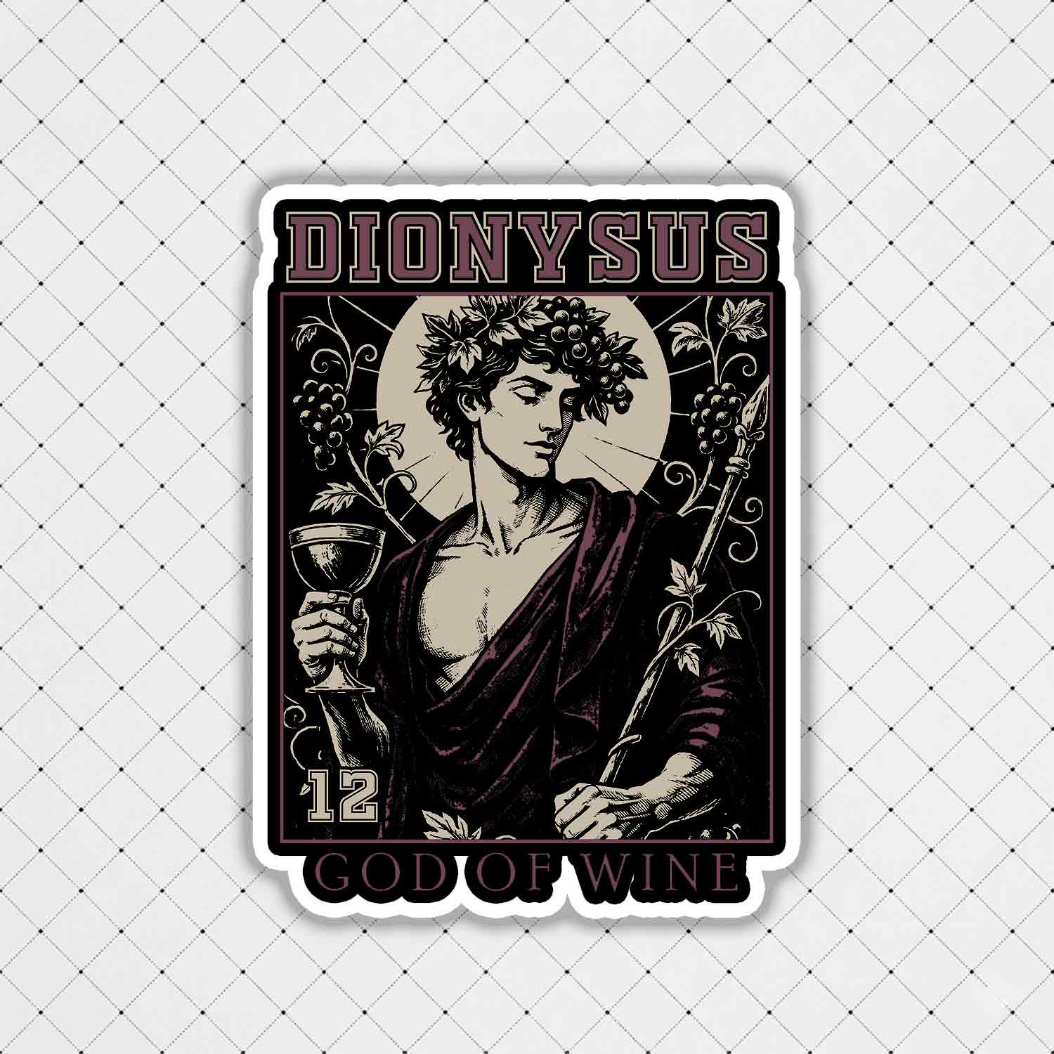 God of Wine Sticker