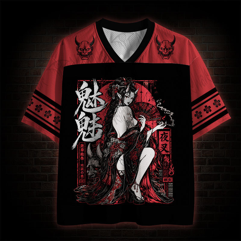 Oni Geisha Yokai Mesh Jersey